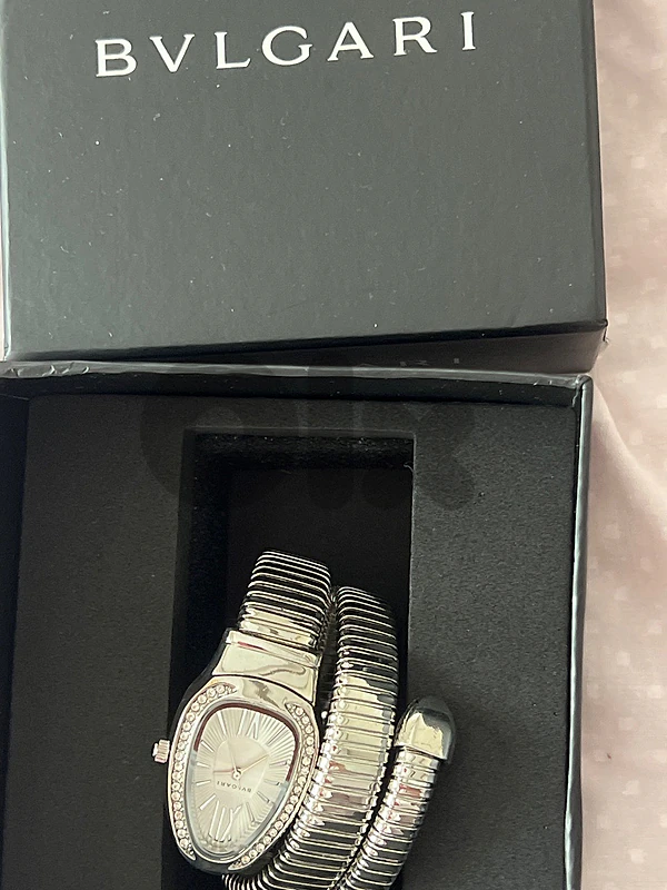 bvlgari silver watch