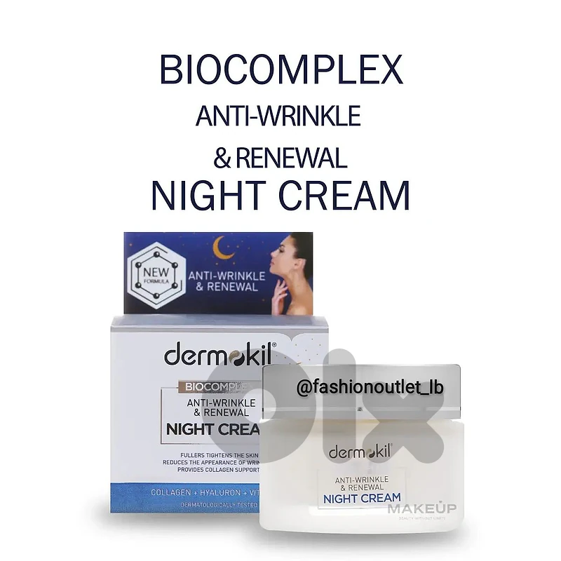 Dermokil Biocomplex Anti-Wrinkle & Renewal Night Cream