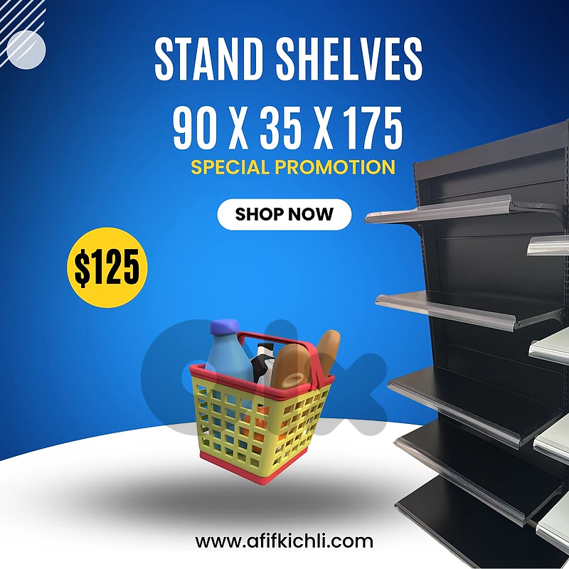 Standing shelves