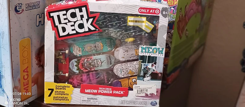 spin master tech deck meow skateboards pack