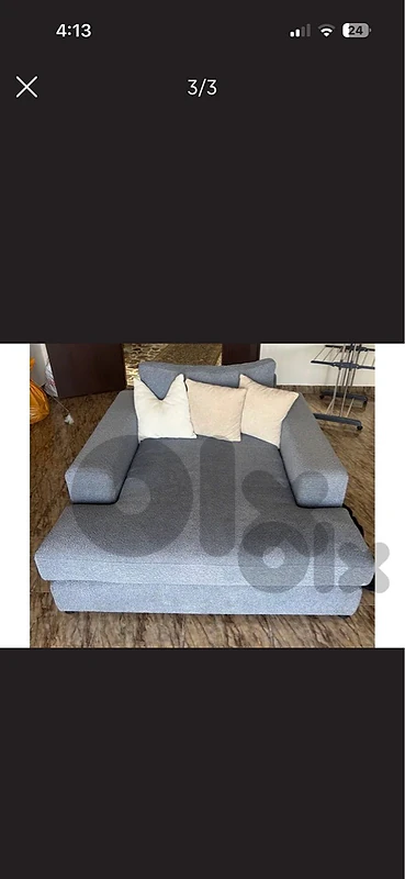 Blue movie sofa-bed