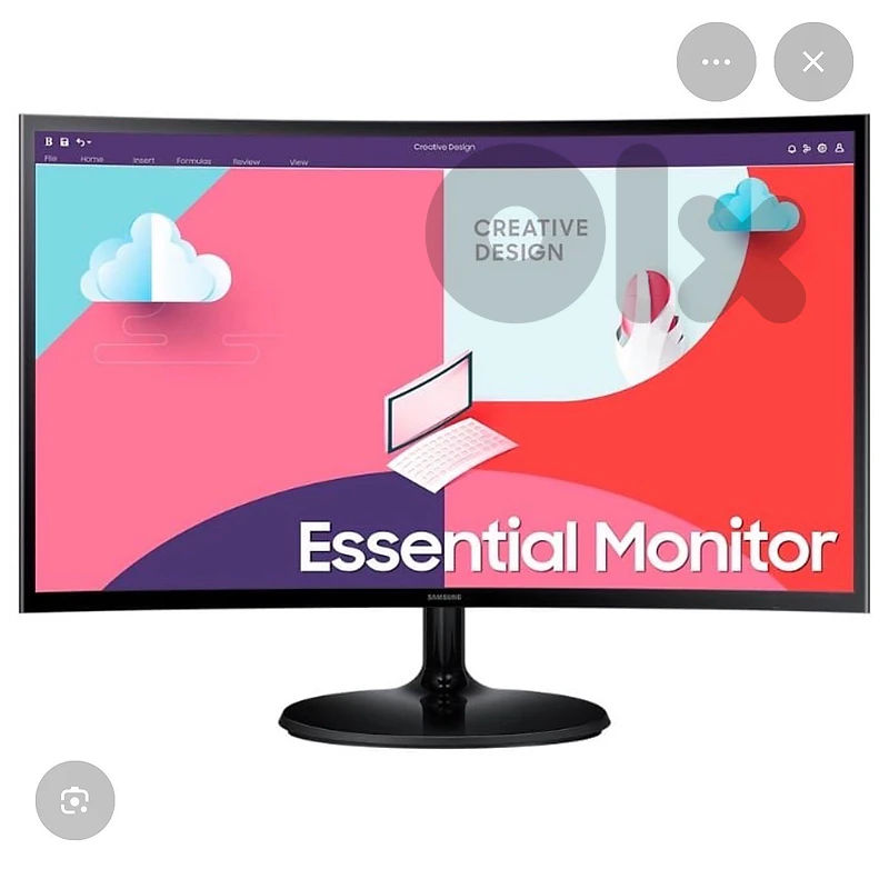 Samsung 24” Essential Curved Monitor - Used once 📦