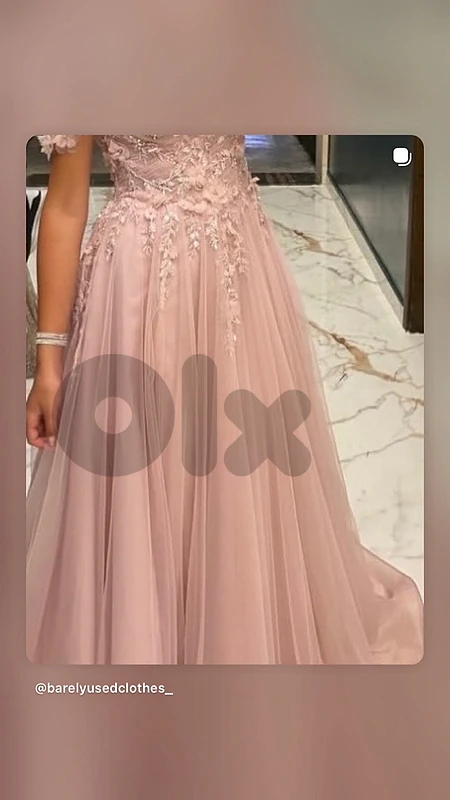 Evening dress cat walk couture