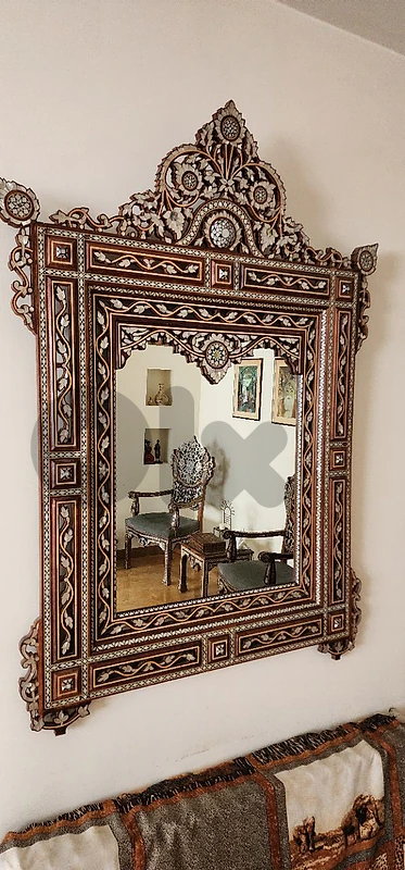 5-Piece Antique Oriental Mother-of-Pearl Furniture Set