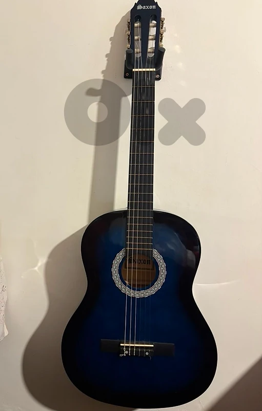 Navy saxon classical guitar