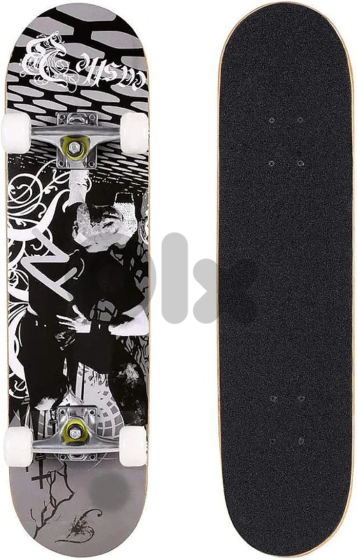 🛹Skateboard black and white color for beginners 🛹