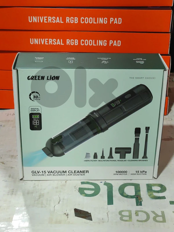 Green Lion GLV-15 Vacuum Cleaner with Air Blower & Air Duster