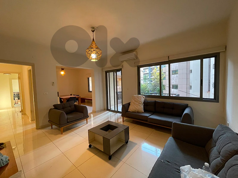 Semi-Furnished Apartment for Rent in Achrafiehشقة نصف مؤثثة للإيجار