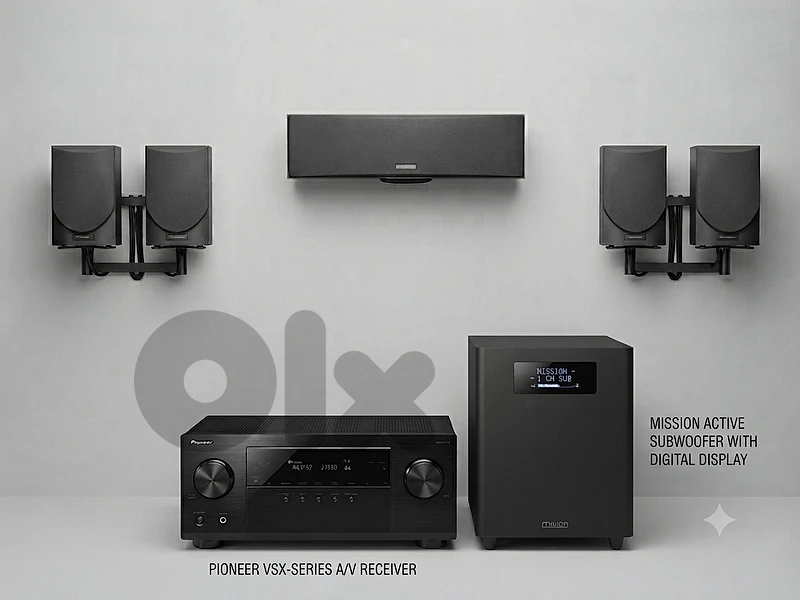 Pioneer & Mission 5.1 Home Cinema System - High-End Surround Sound