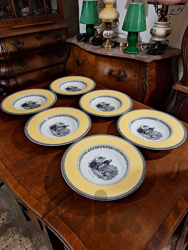 set of 6 villeroy and boch porcelain plates