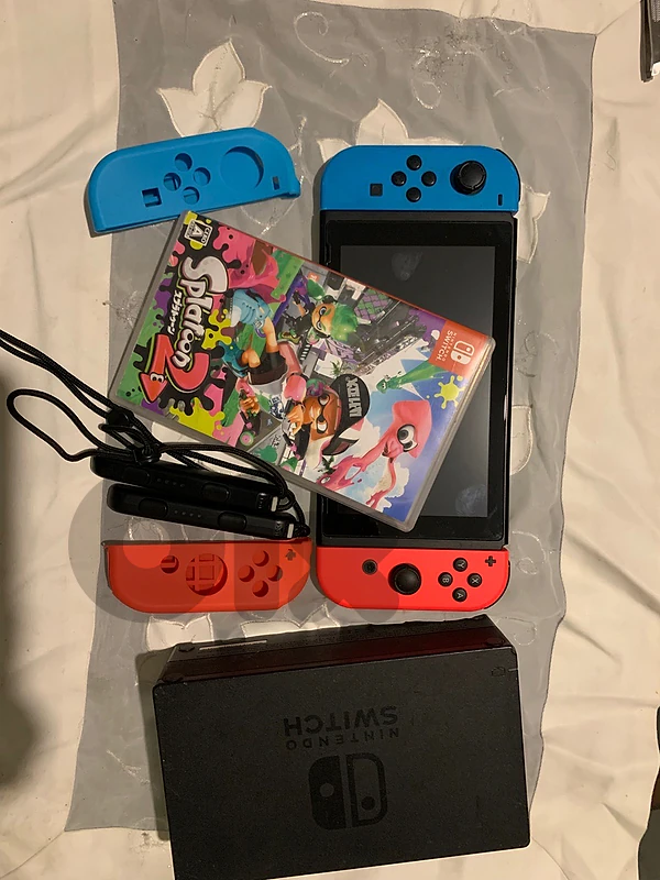 Perfect Condition Nintendo Switch 1 +sd card 64GB