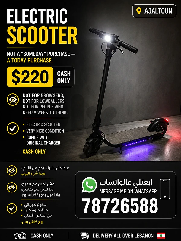 electric scooter