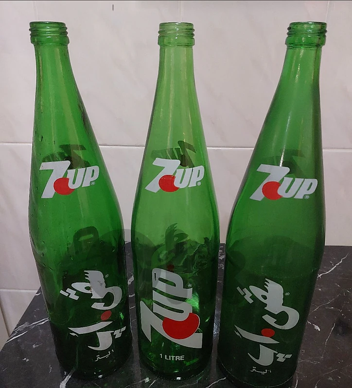 vintage pepsi and cola bottle