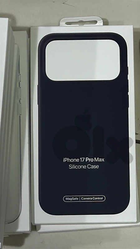 Apple Silicone Case magsafe Iphone 17 pro Max Black