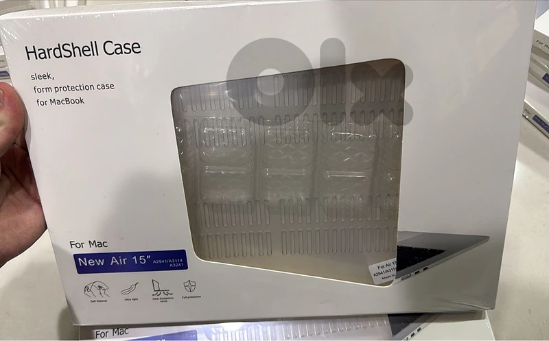 hardshell case macbook air 15 inch clear