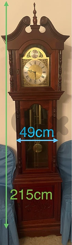 Tempus Fugit Grandfather Clock – Perfect Condition (215cm)
