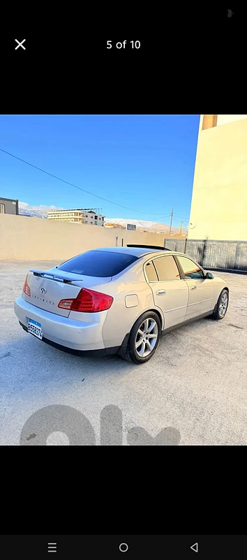 Infiniti G-Series 2004 4*4 bada 3iyar janzir