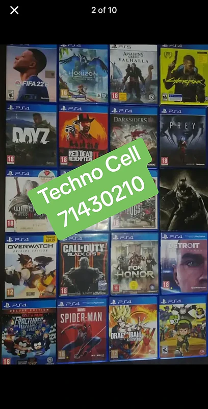 cd games used for PS4 and PS5