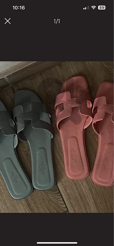 hermes slippers