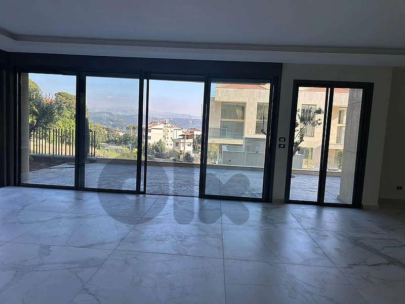 New furnished apartment /garden /terrace /open view/Dahr ElSouwan/rent