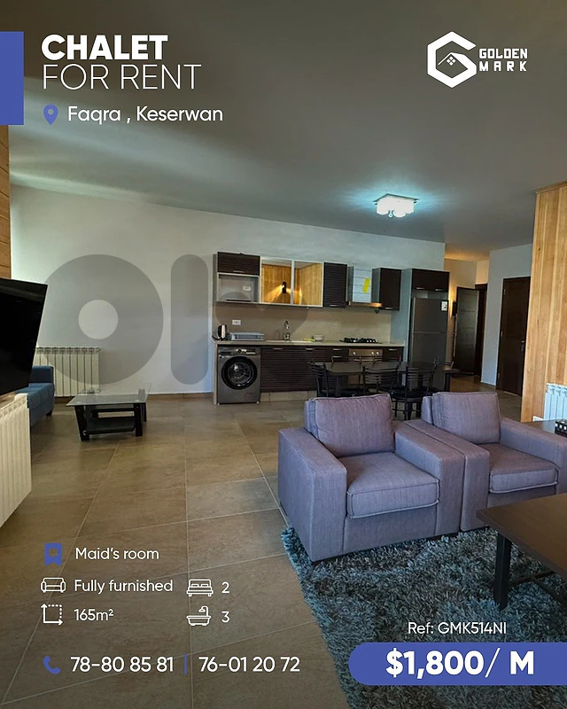 GMK514NI - Chalet for rent in Faqra - شاليه للإيجار في فقرا GMK514NI - Chalet for rent in Faqra - شاليه للإيجار في فقرا