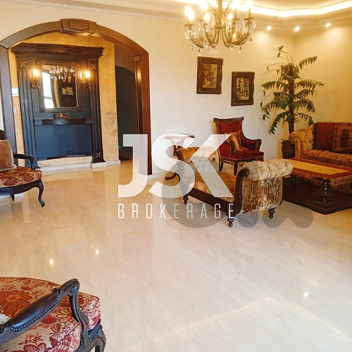 L22194 Fully Decorated Apartment With Sea View For Sale in Jbeil