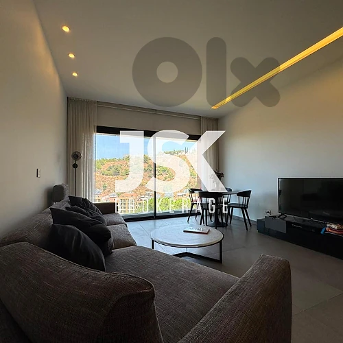 L22197 Modern Apartment with Panoramic View For Rent in Mansourieh L22197 Modern Apartment with Panoramic View For Rent in Mansourieh