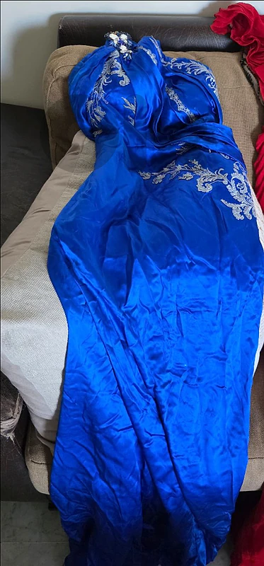Royal Blue Designer Evening Gown – Embellished Formal Dress