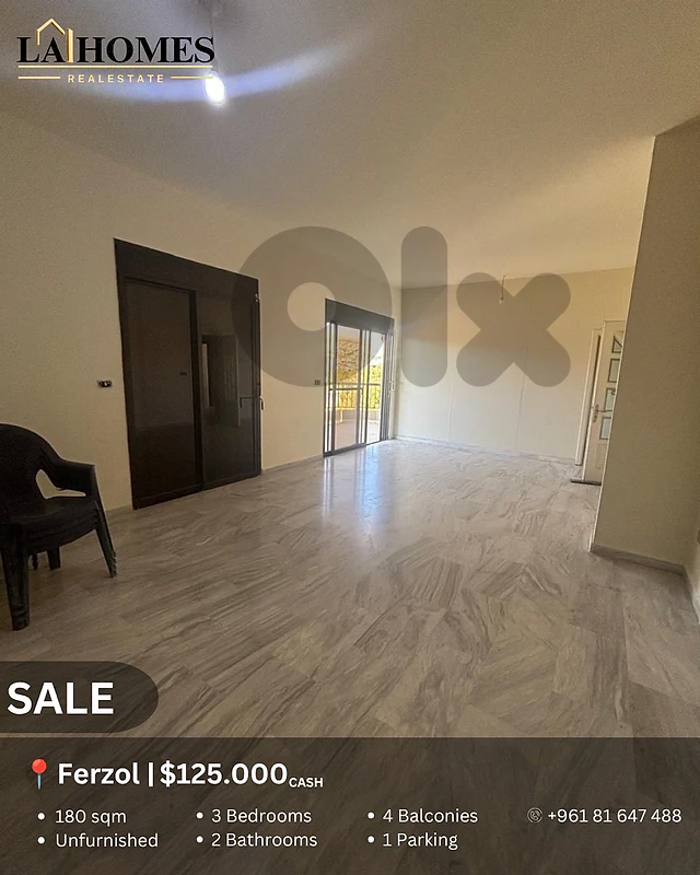 apartment for sale in ferzol شقة للبيع في فرزل