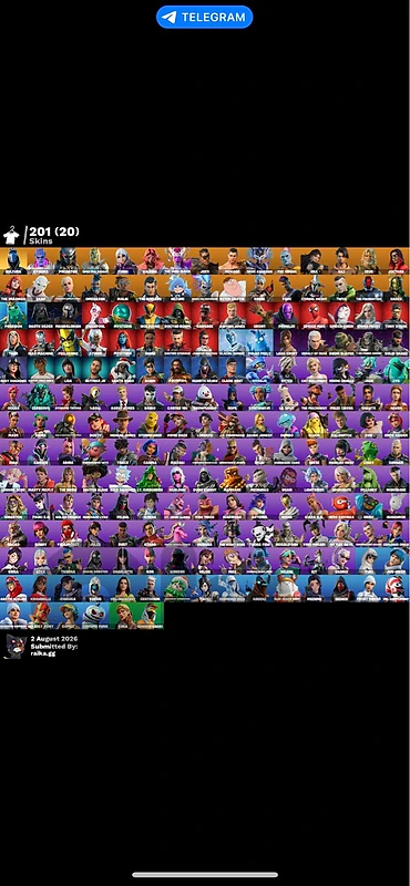 FORTNITE ACCOUNT - 201 Skins (Price is Negotiable) FORTNITE ACCOUNT - 201 Skins (Price is Negotiable)