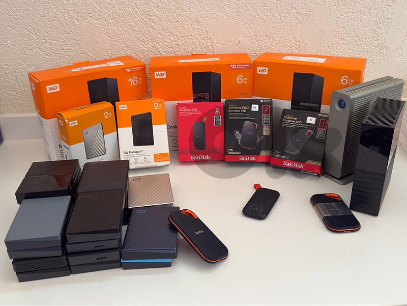 External ssd and hardisk