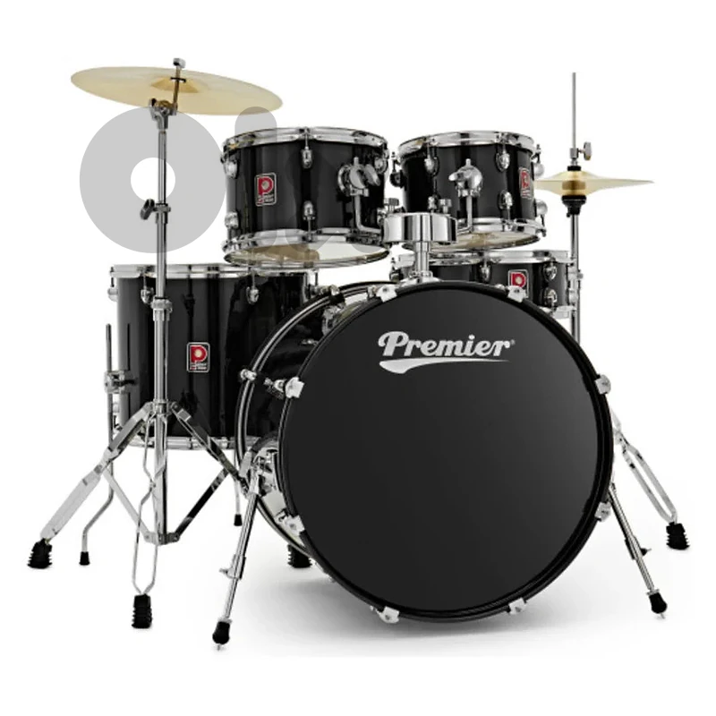 Premier Revolution 22" 5pc Drum Kit, Black