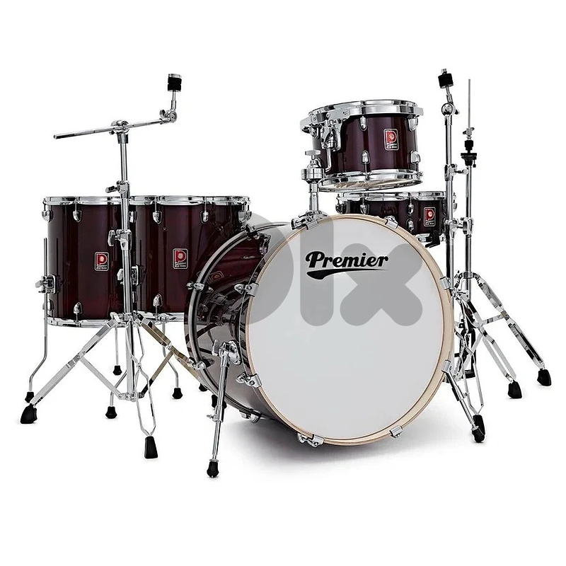 Premier Artist 22" 5pc Modern Rock Shell Pack, Cherry Red