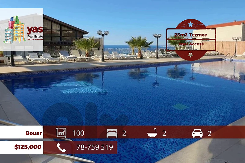 Bouar 100m2 | 25m2 Terrace | Pool Access | Gated Community | HS