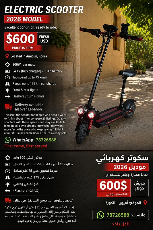 electric scooter