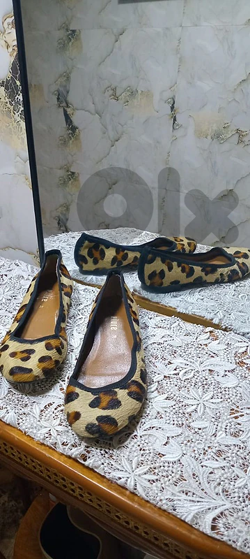 (piure) Genuine Italian Leather Ballet Flats size 38