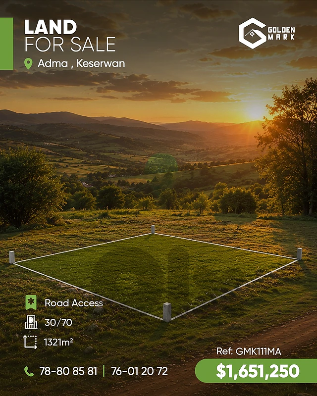 GMK111MA - Land For Sale In Adma  - أرض للبيع في أدما