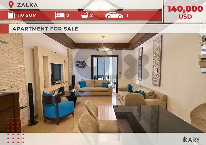 Apartment for Sale in Zalka شقة للبيع في الزلقا