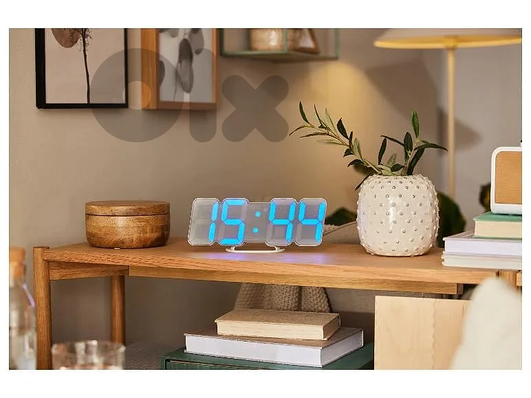 auriol led wall&table clock with remote