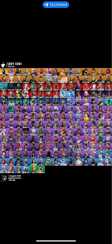 FORTNITE ACCOUNT - 201 Skins (Price is Negotiable)