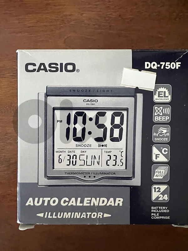 CASIO Digital Desk Alarm clock
