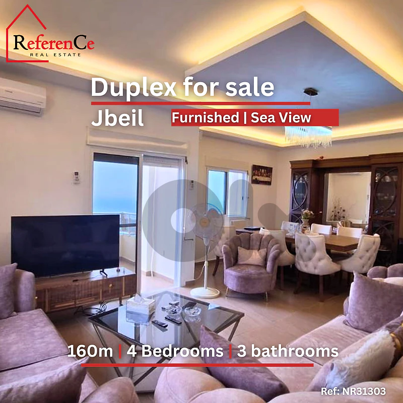 duplex fully furnished for sale in jbeil