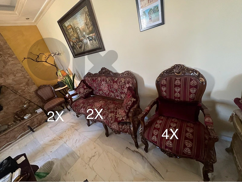 Antique French Style Livingroom Set