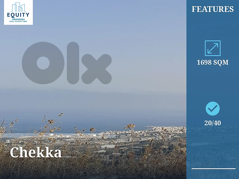 1698 SQM Land For Sale In Chekka #CM94124