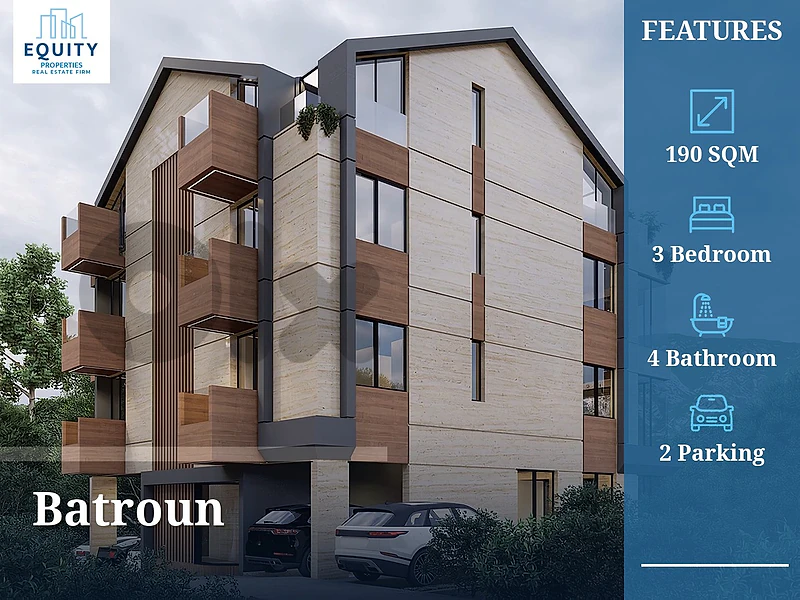 190 SQM Apartment For Sale In Batroun #CT9098