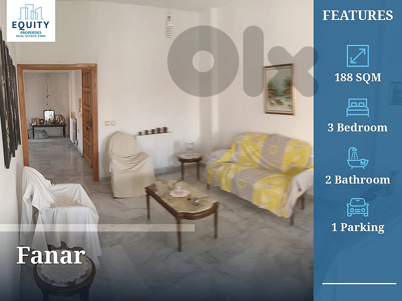 Furnished 188 SQM Apartment For Sale In Fanar #HM8439