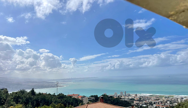 1003 SQM Land for Sale in Adma, Keserwan with Panoramic Sea View
