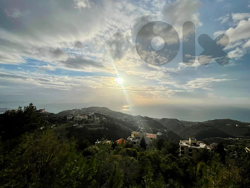 900 SQM Land for Sale in Kfour, Keserwan with an Amazing Sea View