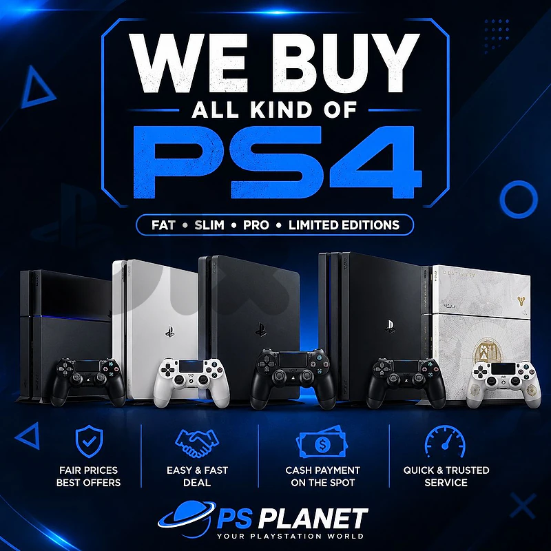 we buy all kind of ps4