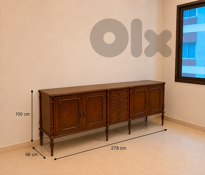 Classic Solid Wood Buffet Cabinet